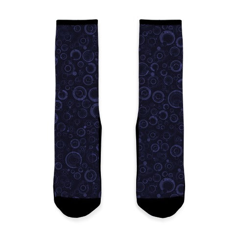 Gallifreyan Text Pattern Socks